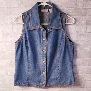 Vintage 90s GAP Denim Buttoned Vest